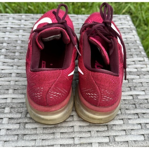 NIKE AIR MAX‎ 2016 University Red Black 806771-601 Running Shoes - Picture 3 of 7